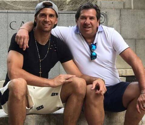 Susana Martinez husband Alberto Martinez and son Emiliano Martinez.